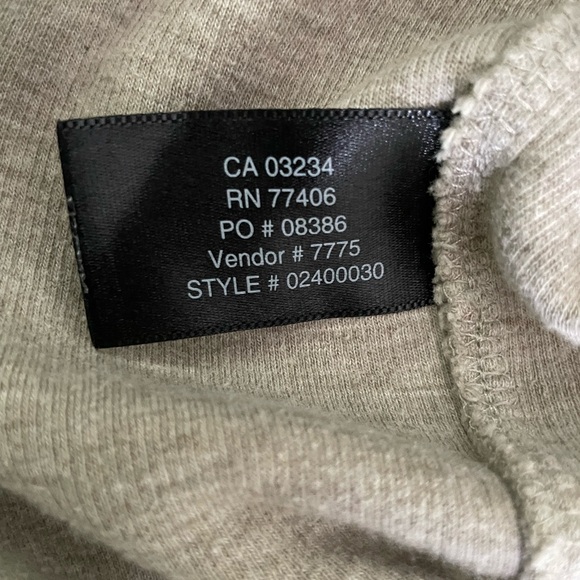 Mens Club Monaco Tan/Oatmeal Colout Full Zip Sweater Size XL - Picture 7 of 9